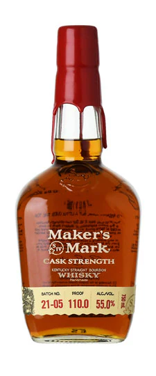 Makers Mark Cask Strength Bourbon Whisky Batch 21-05 750ml