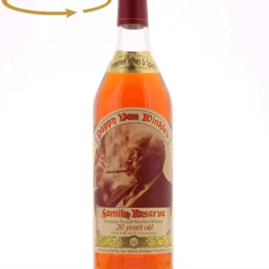 Pappy Van Winkle 20 Year Old Bourbon / Unfiltered I.W Single Cask 1986 / Stitzel Weller