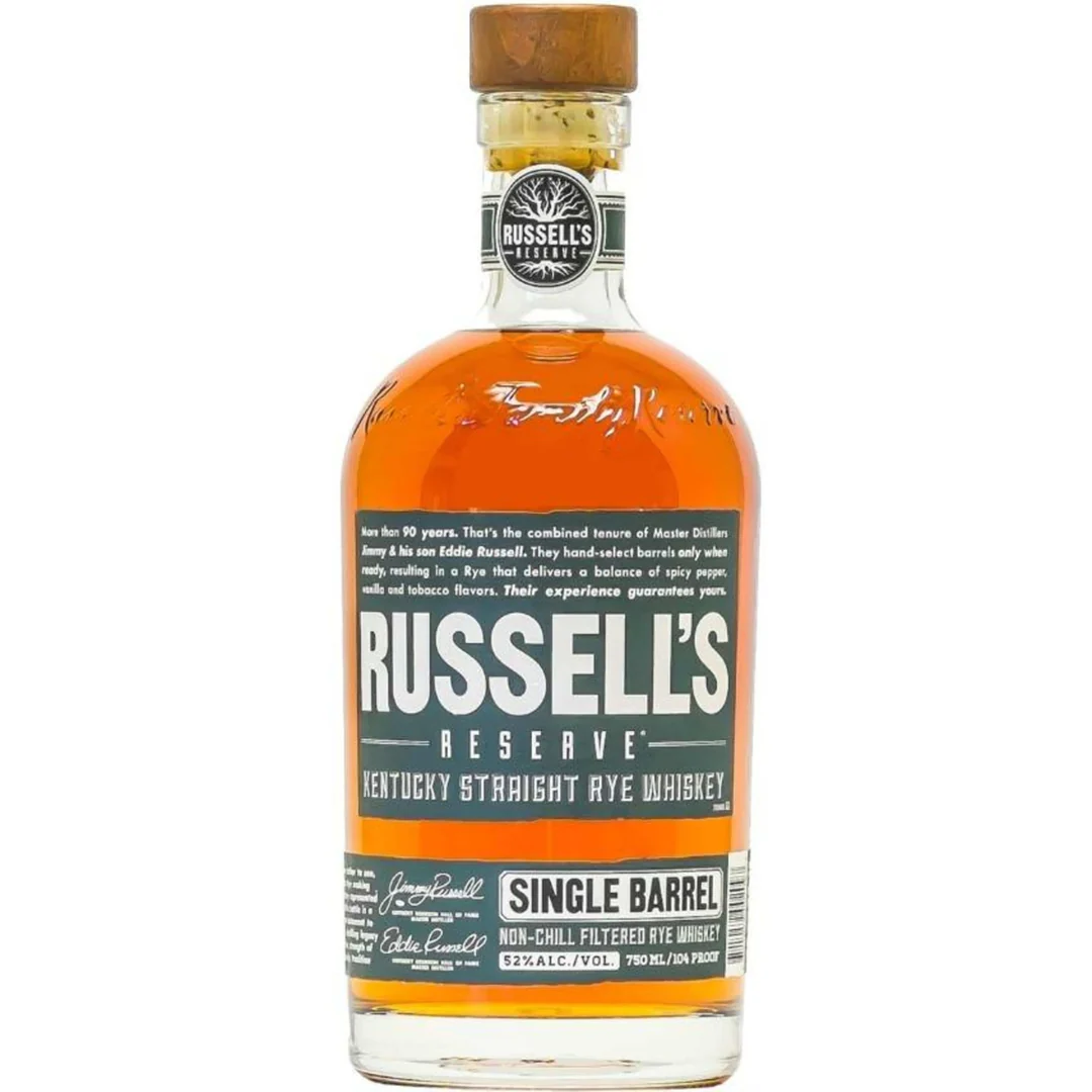 Russells Reserve Single Barrel Rye 104 proof